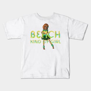 Beach Kind of Girl Kids T-Shirt